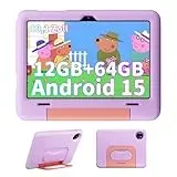 Blackview Kinder Tablet 10 Zoll, Kids Tablet ab 3-14 Jahre, 12GB RAM + 64GB ROM/2TB TF, Kindersicherung, Gemini AI 2.0, 6600mAh, 8MP + 5MP, Face ID, Widevine L1/GMS/GPS/WiFi/Bluetooth5.0