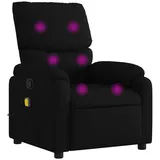 vidaXL Massagesessel Schwarz Stoff