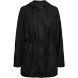 Vero Moda Curve Damen VMCMALOU Coated Jacket CUR NOOS Jacke, Black, 50