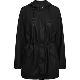 Vero Moda Curve Damen VMCMALOU Coated Jacket CUR NOOS Jacke, Black, 50
