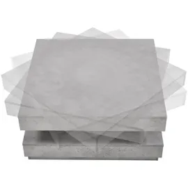 [en.casa] Couchtisch Florenz Grau Holzwerkstoff 76 x 38 x 76 cm