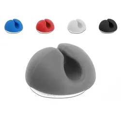 Delock Mini - Kabelhalter-Kit - Tisch montierbar, Oberfläche montierbar, geeigne