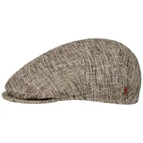 Alfonso D ́Este Flat Cap (1-St) Schirmmütze mit Schirm, Made in Italy beige M (56-57 cm)