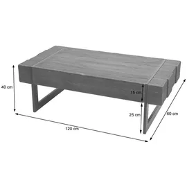 MCW MCW-A15 TV-Rack 40x120x60 cm Braun Holz