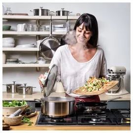 KitchenAid Topf-Set 7-tlg. Aluminium + Edelstahl