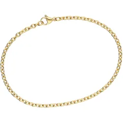 Armband »Schmuck Geschenk Armschmuck Armkette Ankerkette«, 58853620-20 gelbgoldfarben