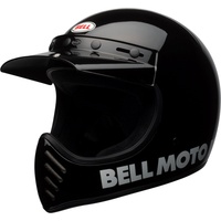 Bell Helme Bell Moto-3 Classic Black Crosshelm schwarz XXL