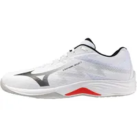 Mizuno Lightning Select Volleyballschuhe, White/Black/Fiery red -