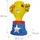 Relaxdays Pinata Pokal HBT 38x30,5x19 cm Mehrfarbig