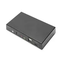 Digitus DS-12901 2 Port KVM-Umschalter HDMI out Netzwerk