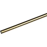 LIEDECO Gardinenstange LIEDECO "Fixmaß" Gr. 4, gold (messingfarben, antik), L:240cm Ø:16mm, Metall, Gardinenstangen, 1-läufig im Fixmaß Ø 16 mm