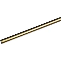 LIEDECO Gardinenstange LIEDECO "Fixmaß" Gr. 4, gold (messingfarben, antik), L:240cm Ø:16mm, Metall, Gardinenstangen, 1-läufig im Fixmaß Ø 16 mm