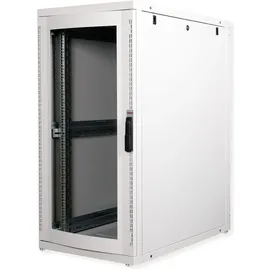 Roline 19 Zoll Serverschrank 26 HE 600x1000 BxT grau Plexiglas