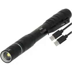 Brennenstuhl Akku Taschenlampe LED LuxPremium TL 210 AF/Handlampe mit heller Osram-LED (200lm, bis zu 13h Leuchtdauer, 55m Leuchtweite, fremdkörper- und spritzwassergeschützt IP44)