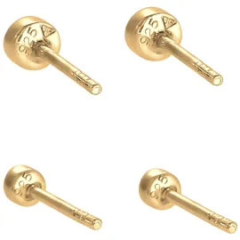 Elli Ohrstecker Set 925 Sterling Silber Weiß 2er Set