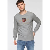 GANT Sweatshirt »ARCHIVE Shield C-Neck, Gr. XL (54), grey melange, - 59962712-XL