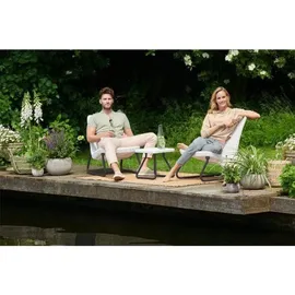KETER Rio Gartengarnitur 3-tlg. weiß 218155