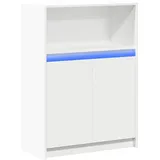 vidaXL Sideboard mit LED Weiß 72x34x100 cm Holzwerkstoff