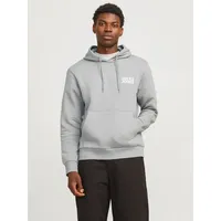 JACK & JONES Corp Logo Kapuzenpullover Ultimate Grey /