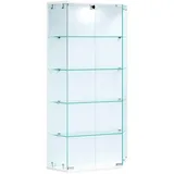 VCM Hängevitrine Benila 83 x 17 x 114 cm Weiß