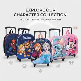 SpiderMan Vadobag Rucksack 3D Spider-Man Great Escapes auch als Trolley ziehbar Black One Size - Schwarz