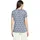 Betty Barclay Satinbluse mit Print Blau/Weiß 44