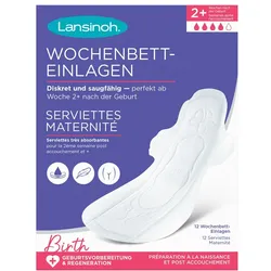 LANSINOH Wochenbett-Einlagen 2+ Wochen nach Geburt 12 St