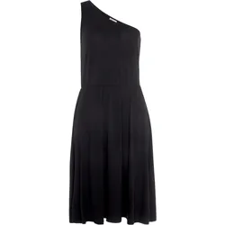 One-Shoulder-Kleid, luftiges Sommerkleid, Strandkleid, asymmetrisch, Gr. 34 - N-Gr, schwarz, , 49407245-34 N-Gr