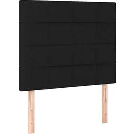 vidaXL Boxspringbett 100 x 200 cm Schwarz
