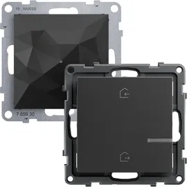 Legrand Seano with Netatmo Starterpaket Unterputz-Gateway + Master-Switch Anthrazit
