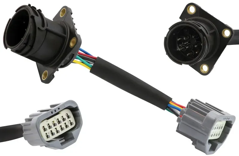 Buchsenstecker-Adapter, Bajonett-Typ, 12-polig, kompatibel mit VOLVO FH (ab 2005)