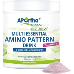 Amino Pattern Aminosäuren Drink EAA/BCAA - Waldfrucht - 400 g veganes Pulver 400g