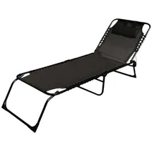 marbueno summer Marbueno Sonnenliege 190 x 58 x 27 cm Schwarz