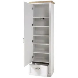 Innostyle Garderobenschrank Jasmin Pinie Nachbildung Eiche Artisan Nachbildung B/H/T: ca. 65x204x41 cm - Eiche