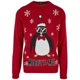 URBAN CLASSICS Christmas Sweatshirt Red 3XL