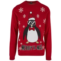 URBAN CLASSICS Christmas Sweatshirt Red 3XL