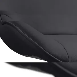 CLP 2er Set Barhocker Vonore Kunstleder I Höhenverstellbar mit Lehne und 360 Grad drehbar I Inkl. Fußstütze und Metallgestell