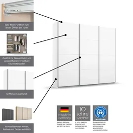 Rauch Schwebetürenschrank RAUCH "Kleiderschrank Schrank Garderobe BESTSELLER KOLUNA mit Spiegel", weiß (alpinweiß), B:315cm H:210cm T:62cm, Holzwerkstoff, Schränke, Schwebetürenschrank, inkl. 2 Innenschubladen sowie extra Einlegeböden MADE IN GERMANY, Topseller