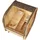 FinnTherm Fasssauna ScandiCube Mini Xs Fasssauna 2 Sitzbänke aus Holz , Sauna Mit 42 mm Wandstärke, Außensauna mit Montagematerial - FinnTherm