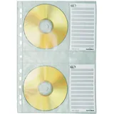 Durable CD-Hüllen für 4 CDs 5 St durchsichtig