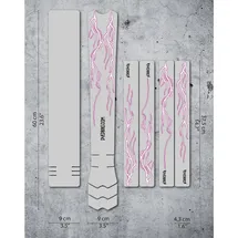DYEDBRO Rahmenschutzaufkleber Lightning - Pink - Einheitsgröße