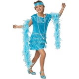 dressforfun Kostüm Mädchenkostüm Broadway Girl, Stilechtes Outfit der 20er Jahre blau 104 (3-4 Jahre) | 104 (3-4 Jahre)