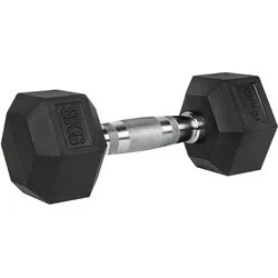 Kurzhantel Hexagon - Hantel - Dumbbell - Pro Stück - 1 bis 40 kg grau 8kg