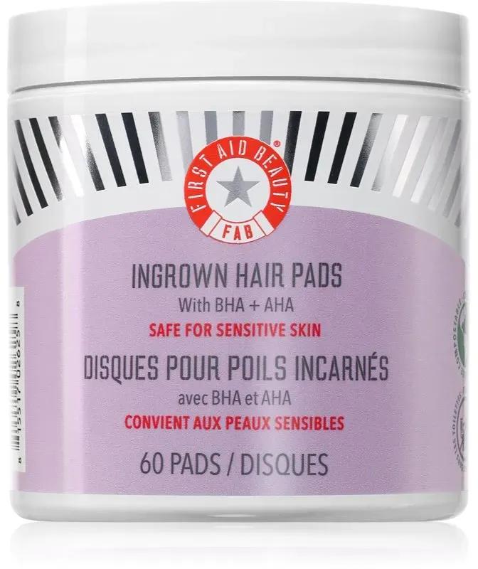 First Aid Beauty Ingrown Hair Pads Peeling-Polsterchen gegen eingewachsene Härchen 60 St.