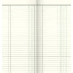 Spaltenbuch, 13.7x29.7cm