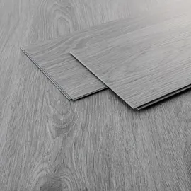 ML-Design PVC Bodenbelag Click Vinyl-dielen, 4,2mm, Dicke 4,2mm, 3,08m2/14 Dielen, Windswell Hickory Eiche Holzoptik, wasserfest, Belastungsklasse 34