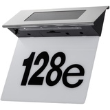 Maclean Brackets Maclean Gartenbeleuchtung, Solar LED lamp house number MCE423 (60 lm, IP44)