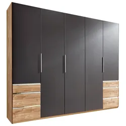 Drehtürenschrank Level 36A ca. 250x216x58cm Graphitfarben