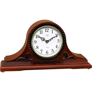 JVD Tischuhr Kaminuhr Holz in Nussbaumoptik - JVD Modell: HS11.3