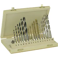 Brüder Mannesmann Werkzeuge Brüder Mannesmann M54317 Holz-Spiralbohrer-Set 17teilig 1